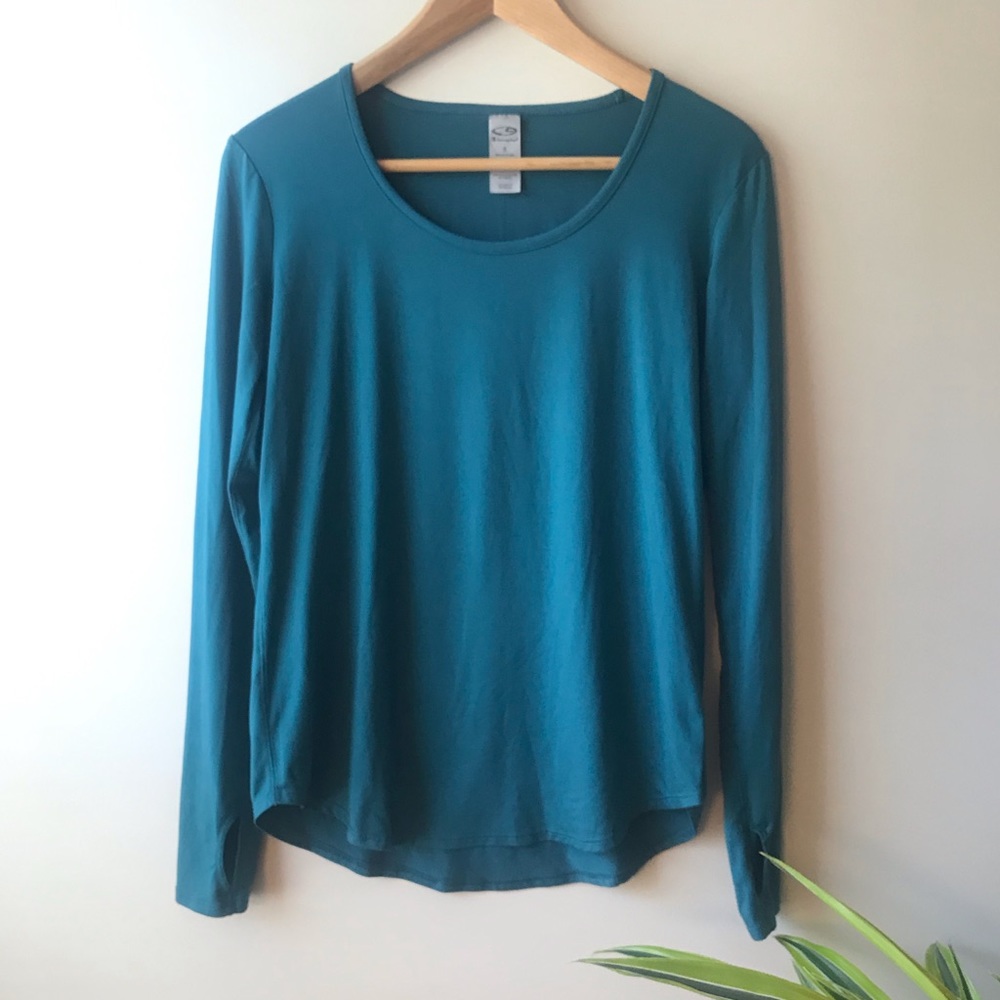 Champion Athletic Long Sleeve - Turqoise